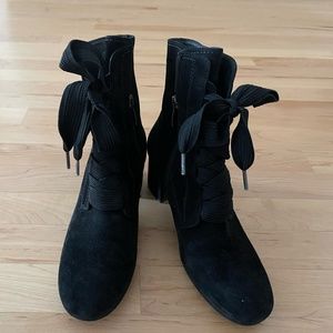 Paul Green Black Suede Boots